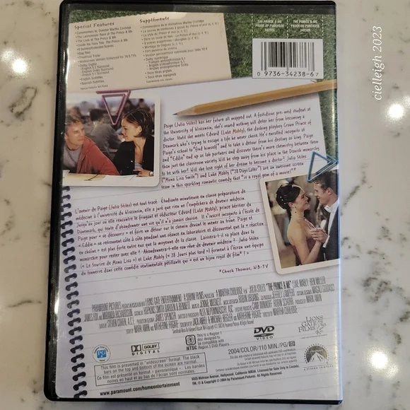 📽3 for $10 movies📽 The Prince & Me DVD - Picture 2 of 3